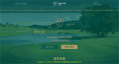 Desktop Screenshot of golfberoun.cz