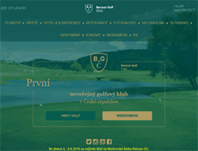 Tablet Screenshot of golfberoun.cz